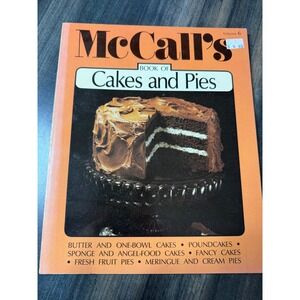 McCalls Book of Cakes and Pies Volume 6 Cookbook Vintage Baking Recipes‎